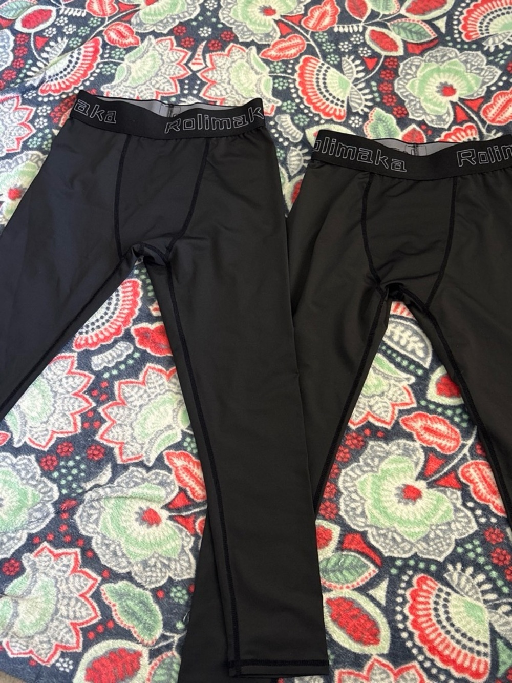 Amazon Kids Black Athletic Leggings Pair